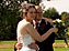 Bride & Groom on bridge